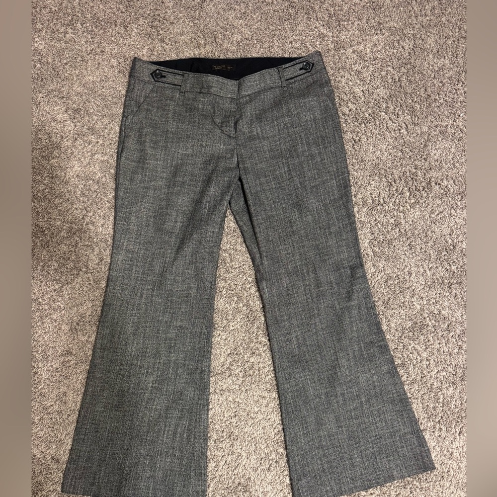 The Limited Black and Gray Textured Pants
